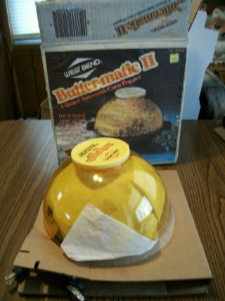 Vintage West Bend Butter - Matic Ii Popcorn Popper