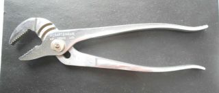 Vintage =craftsman= Wf 45382 9½ " Tongue & Groove Water Pump Pliers - Made In Usa
