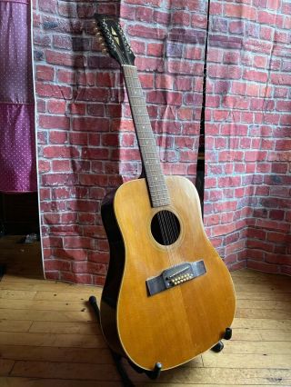 1968 Vintage Gibson 12 String Acoustic Guitar