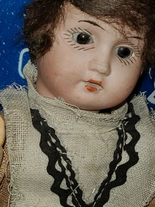 Vintage Bisque Germany Doll 8.  5 " E & S 17/0 Sleepy Eye Composition Emil Schwenk
