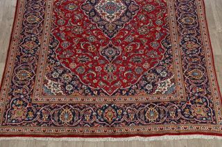 Semi - Antique Traditional Floral Ardakan Area Rug Hand - Knotted Red Carpet 8 ' x11 ' 5