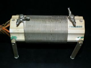 Vintage Ceramic Dual Coil - Hf Ham Radio Linear Amplifiers Antenna Tuners