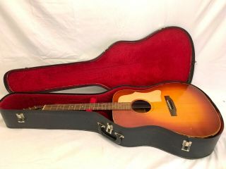 1970s Sunburst Gibson J - 45 Deluxe Acoustic Guitar For Repair