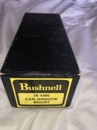Vintage Bushnell Car Window Mount 78 - 4005