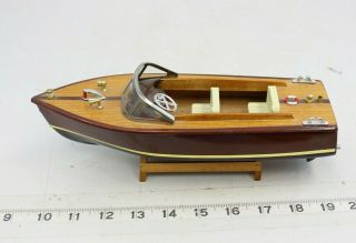 Vintage Wooden Chris Craft Speedboat Display Model Boat Home Decor Nautical