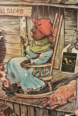 Vintage Bull Durham Tobacco Poster Advertisement 3