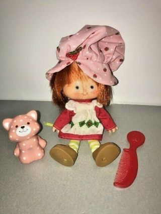 Strawberry Shortcake With Custard Doll Kenner Vintage 2