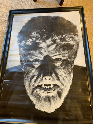 Vintage 1967 Poster The Werewolf Personality Poster Print Usa 27” X 39” Rare