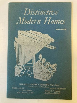 Book Of 1948 Home Plans Vintage Upland Ca Distinctive Modern Homes Designs Floor