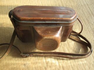 Vintage Leather Case For Zeiss Ikon 35mm Contax Ii Rangefinder Camera