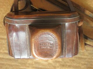 Vintage Leather Case for Zeiss Ikon 35mm Contax II Rangefinder Camera 2
