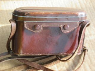 Vintage Leather Case for Zeiss Ikon 35mm Contax II Rangefinder Camera 3