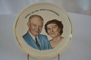 Vintage General & Mrs.  Dwight D.  Eisenhower Plate