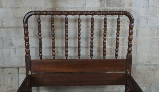 Antique Victorian Walnut Jenny Lind Spool Bed Twin Size American Country Spindle 4