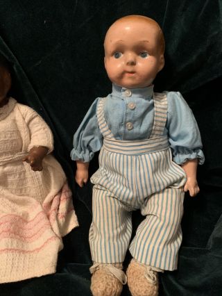 12” 1900s American Composition Doll Looks Like A Horsman Cute Vintage Antique