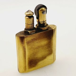 Vintage Antique Mini Brass Petrol Cigarette Lighter 1930 