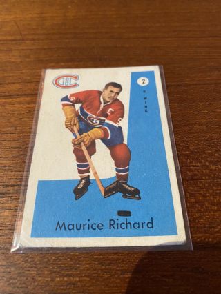 1959 60 Parkhurst 2 Maurice The Rocket Richard Montreal Canadiens