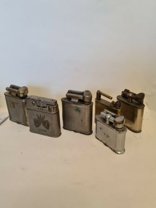Vintage Joblot Petrol Lighters Spares