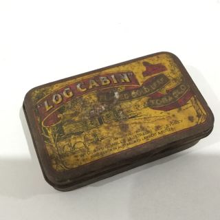 4 x Vintage Tobacco Tins - Lucky Hit,  Benson & Hedges,  De Reszke & Log Cabin 360 3