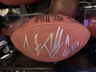 Seattle Seahawks Wilson Leather Nfl Game Issued Football Signed Trent Dilfer