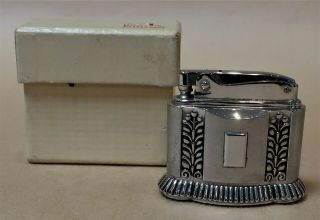 Vintage Ronson Diana Table Lighter With Instructions