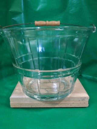 Vintage Anchor Hooking Ice Bucket With Wooden Handle
