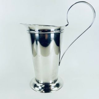 Am Stern For Swid Powell Silver Plate Water Pitcher Mid Century Ny Design