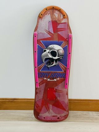 Vintage Powell Peralta Tony Hawk 80’s Skateboard Deck.  Bones Brigade