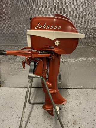 Johnson Cd - 13 5.  5hp Antique Outboard 1956