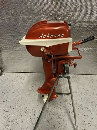 Johnson CD - 13 5.  5hp Antique Outboard 1956 2