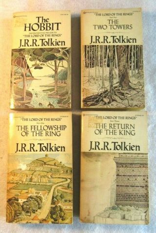 Complete Lord Of The Rings Set 1970 