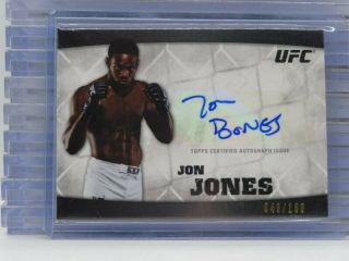 2010 Topps Ufc Knockout Jon Jones Auto 048/188 Autograph Card A - Jj V92