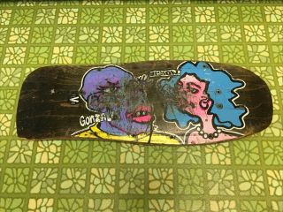 Vintage Vision Mark Gonzales Man And Woman Skateboard 1988 The Gonz