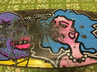 Vintage Vision Mark Gonzales Man And Woman Skateboard 1988 The Gonz 3