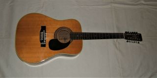 Vintage ALVAREZ Model 5054 12 String Acoustic Guitar - Made In Japan - Exc cond 2