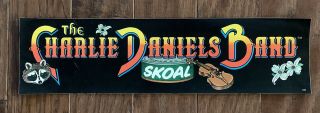 Vintage Charlie Daniels Band / Skoal Bumper Sticker - Fire On The Mountain