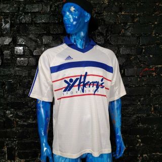 Stadtallendorf Adidas Vintage Football Jersey White Shirt Mens Size Xl