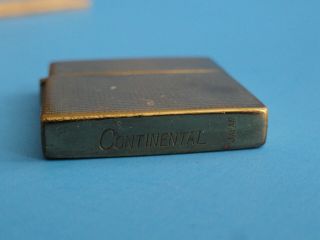 VINTAGE CONTINENTAL LIGHTER - SMALL GOLD TONE - JAPAN 3