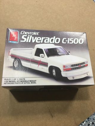 1990 Chevrolet Silverado C - 1500,  1/25 Scale,  Kit Number 6069 By Amt/ertl