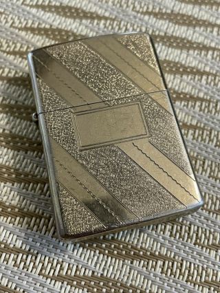 Vintage Zippo 1976 Lighter | Golden Elegance | Rare Hard