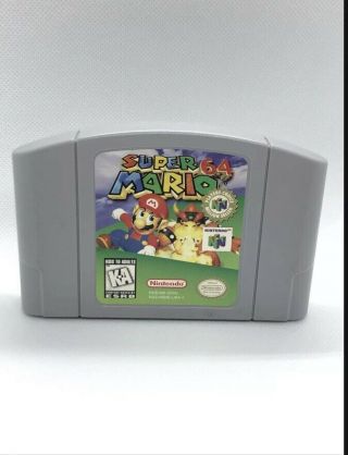 Mario Nintendo 64 N64 Authentic Video Game Retro Vintage Classic