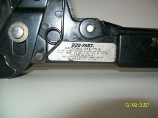Vintage Duo - Fast Fastener Corp Ht - 755 Heavy Duty Profession Hammer Stapler