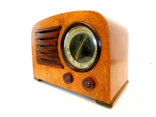 VINTAGE 1940s OLD EMERSON EAMES ERA MID CENTURY NEAR RESTORED ANTIQUE RADIO 3