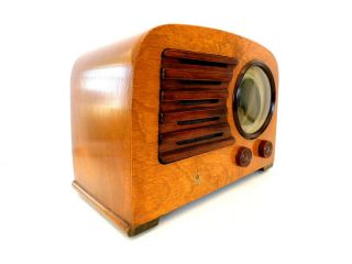 VINTAGE 1940s OLD EMERSON EAMES ERA MID CENTURY NEAR RESTORED ANTIQUE RADIO 4
