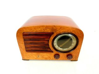 VINTAGE 1940s OLD EMERSON EAMES ERA MID CENTURY NEAR RESTORED ANTIQUE RADIO 6