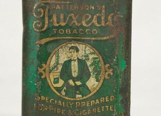 Tuxedo Tobacco Curved Tin,  Early 1900 