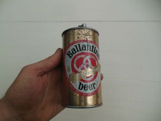 Vintage Ballantine Beer Can Lighter 1960s Newark Nj Flat Top Advertising