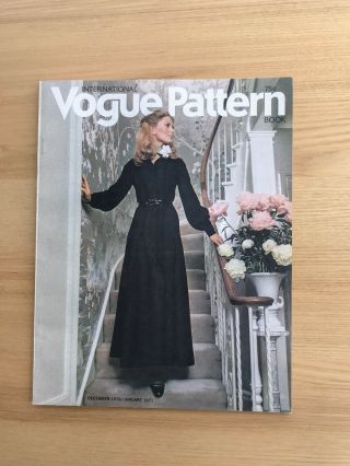 Vintage Vogue Pattern Book - December / January 1971 - 1972