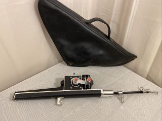 Vintage St.  Croix Retractable Fishing Machine Rod With Carry/storage Case Pan - F