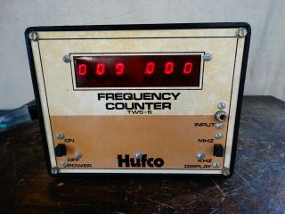 Vintage Hufco Frequency Counter Tws - 6 With Mhz / Khz Display.